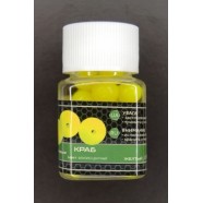 Наживка силіконова, плаваюча, в діпі, EOS, Кулька, 10мм, 25шт/уп, Краб, жовтий